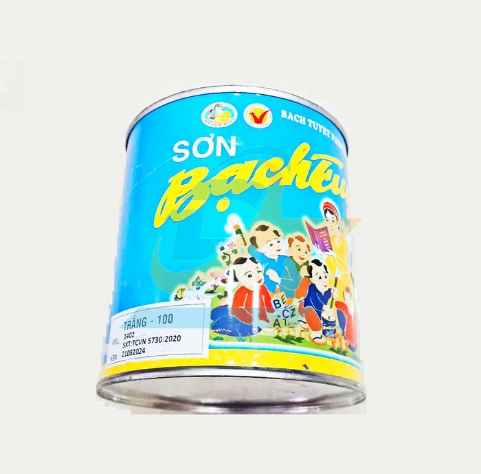 Sơn Alkyd (b&oacute;ng) Bạch Tuyết - M&agrave;u trắng 100 (0.8kg)