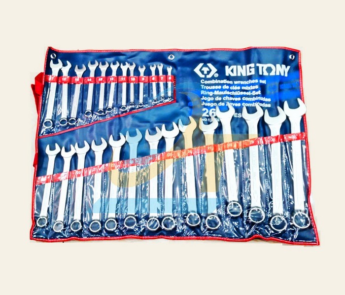 Bộ cờ l&ecirc; v&ograve;ng miệng 26 chi tiết 6-32mm Kingtony 1226MR