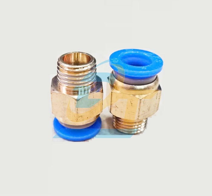 Đầu nối hơi thẳng ren ngo&agrave;i 13 ống 10 China PC10-02