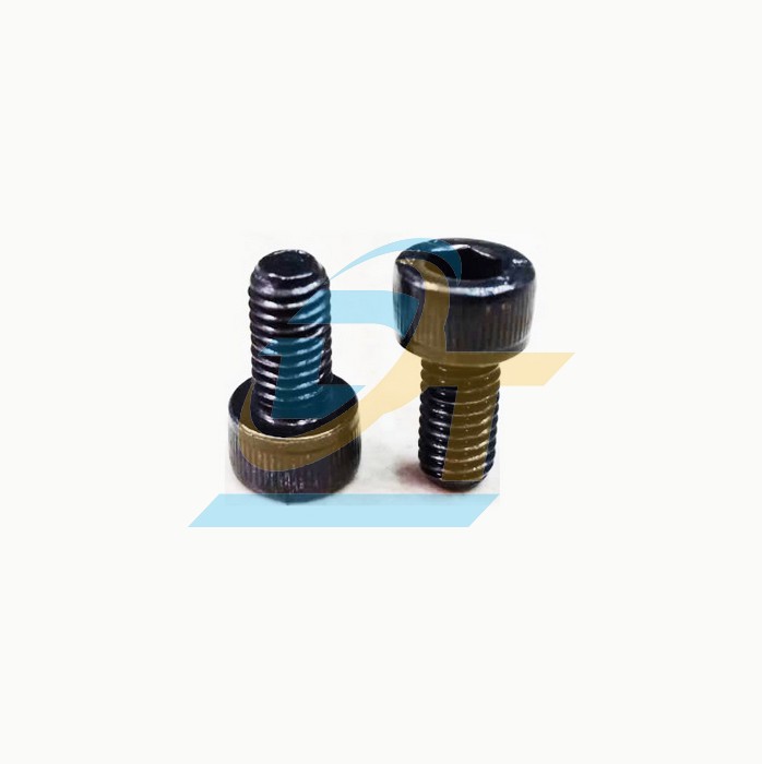 Bulong lục gi&aacute;c ch&igrave;m đầu trụ th&eacute;p đen M5x10