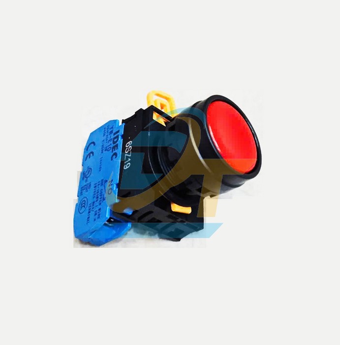 Nút nhấn nhả không đèn phi 22 màu đỏ Idec YW1B-M1E10R (1NO)