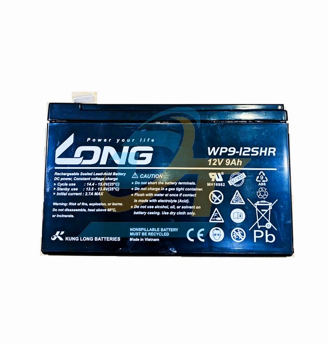 Ắc quy kh&ocirc; 12V 9Ah LONG WP9-12SHR
