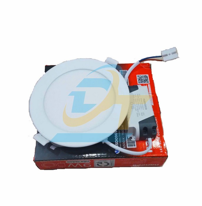 B&oacute;ng LED &acirc;m trần 9W viền trắng NSD096W110 6500K