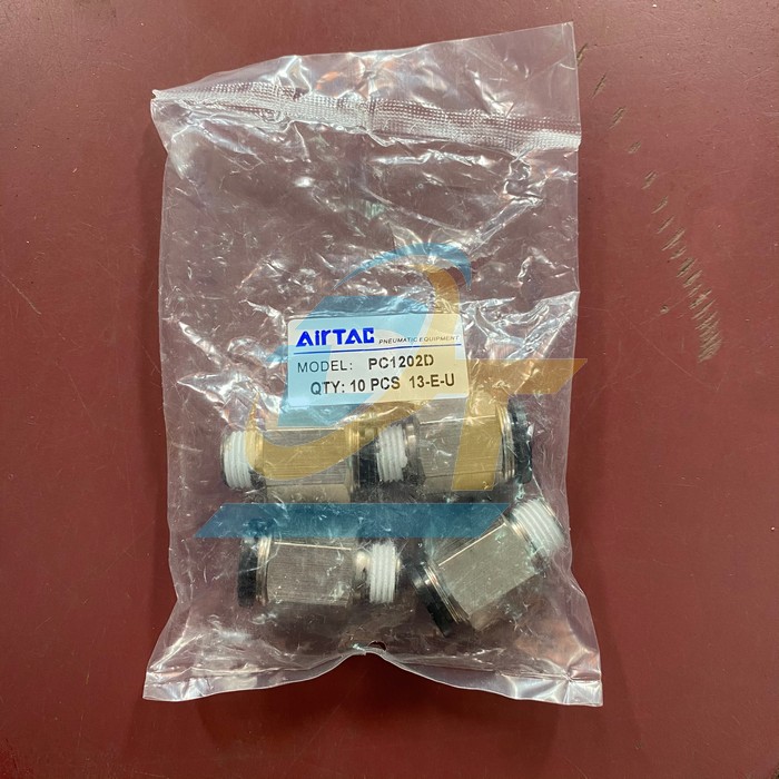 Đầu nối hơi thẳng ren ngo&agrave;i 13 ống 12 Airtac PC1202D PC1202D Airtac | Gi&aacute; rẻ nhất - C&ocirc;ng Ty TNHH Thương Mại Dịch Vụ Đạt T&acirc;m