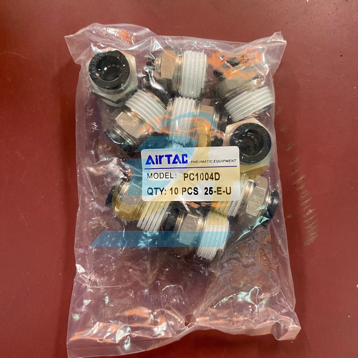 Đầu nối hơi thẳng ren ngo&agrave;i 21 ống 10 Airtac PC1004D PC 10-04 AT Airtac | Gi&aacute; rẻ nhất - C&ocirc;ng Ty TNHH Thương Mại Dịch Vụ Đạt T&acirc;m