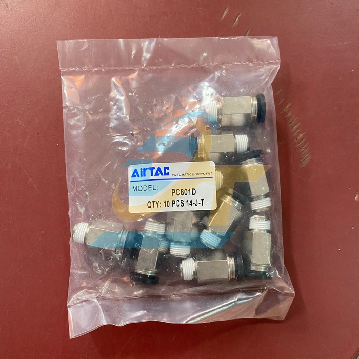 Đầu nối hơi thẳng ren ngo&agrave;i 9.6 ống 8 Airtac PC801D PC801D Airtac | Gi&aacute; rẻ nhất - C&ocirc;ng Ty TNHH Thương Mại Dịch Vụ Đạt T&acirc;m