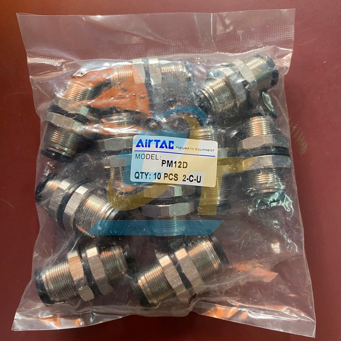 Đầu nối hơi thẳng 2 đầu phi 12mm Airtac PM12D PM12D Airtac | Gi&aacute; rẻ nhất - C&ocirc;ng Ty TNHH Thương Mại Dịch Vụ Đạt T&acirc;m