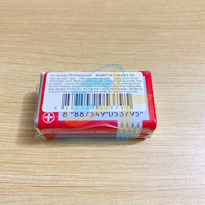 Pin 9V Panasonic 6F22DT/1S 6F22DT/1S Panasonic | Gi&aacute; rẻ nhất - C&ocirc;ng Ty TNHH Thương Mại Dịch Vụ Đạt T&acirc;m