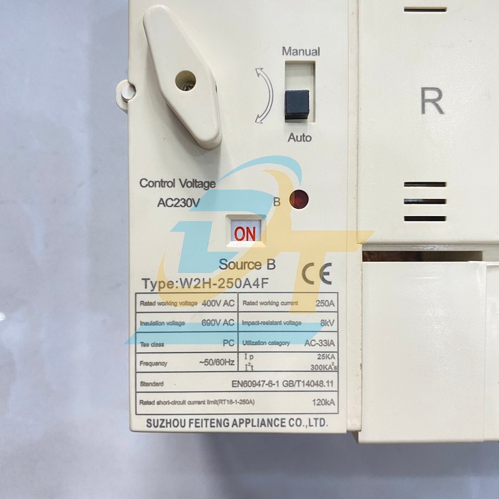 Bộ chuyển nguồn tự động ATS Aijes W2H-250A4F W2H-250A4F Aijes | Gi&aacute; rẻ nhất - C&ocirc;ng Ty TNHH Thương Mại Dịch Vụ Đạt T&acirc;m