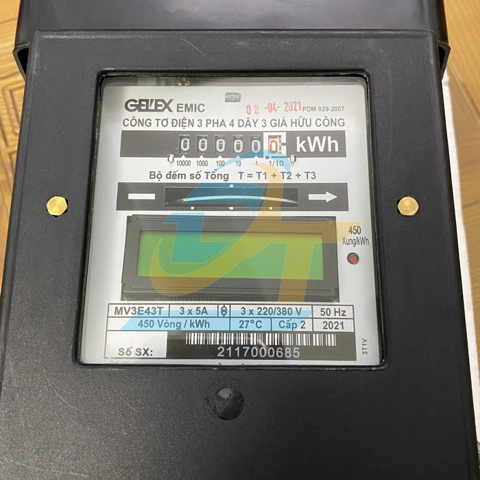 C&ocirc;ng tơ điện 3 pha 3 gi&aacute; 50(100A) Emic MV3E43T MV3E43T Emic | Gi&aacute; rẻ nhất - C&ocirc;ng Ty TNHH Thương Mại Dịch Vụ Đạt T&acirc;m