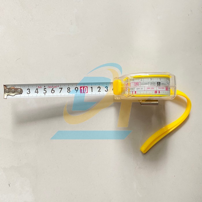 Thước cuộn th&eacute;p nhựa trong 2 mặt 5mx19mm lỗ ban Century  Century | Gi&aacute; rẻ nhất - C&ocirc;ng Ty TNHH Thương Mại Dịch Vụ Đạt T&acirc;m