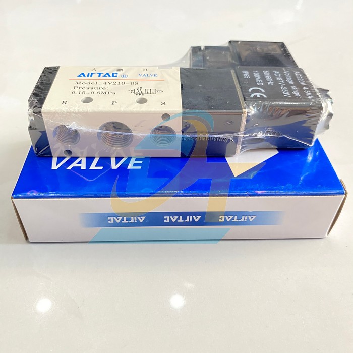 Van điện từ kh&iacute; n&eacute;n DC24V Airtac 4V210-08B 4V210-08B Airtac | Gi&aacute; rẻ nhất - C&ocirc;ng Ty TNHH Thương Mại Dịch Vụ Đạt T&acirc;m