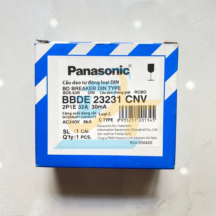 Cầu dao chống giật RCBO 2P 32A Panasonic BBDE23231CNV BBDE23231CNV Panasonic | Gi&aacute; rẻ nhất - C&ocirc;ng Ty TNHH Thương Mại Dịch Vụ Đạt T&acirc;m