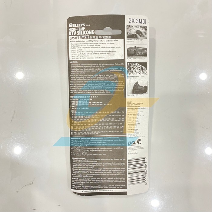 Keo thế ron x&aacute;m Selleys High-temp RTV Silicone 85g  Selleys | Gi&aacute; rẻ nhất - C&ocirc;ng Ty TNHH Thương Mại Dịch Vụ Đạt T&acirc;m