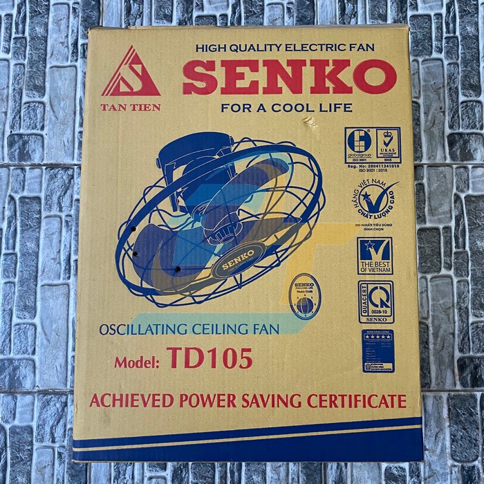 Quạt đảo trần Senko TD105 TD105 Sankyo | Gi&aacute; rẻ nhất - C&ocirc;ng Ty TNHH Thương Mại Dịch Vụ Đạt T&acirc;m