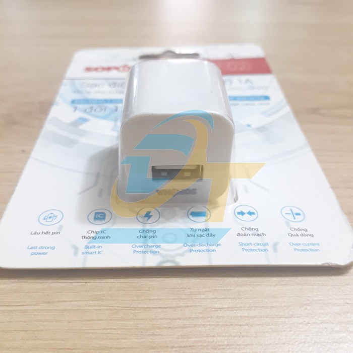 Sạc điện thoại 1A SOPOKA SIP-02 SIP-02 Sopoka | Gi&aacute; rẻ nhất - C&ocirc;ng Ty TNHH Thương Mại Dịch Vụ Đạt T&acirc;m