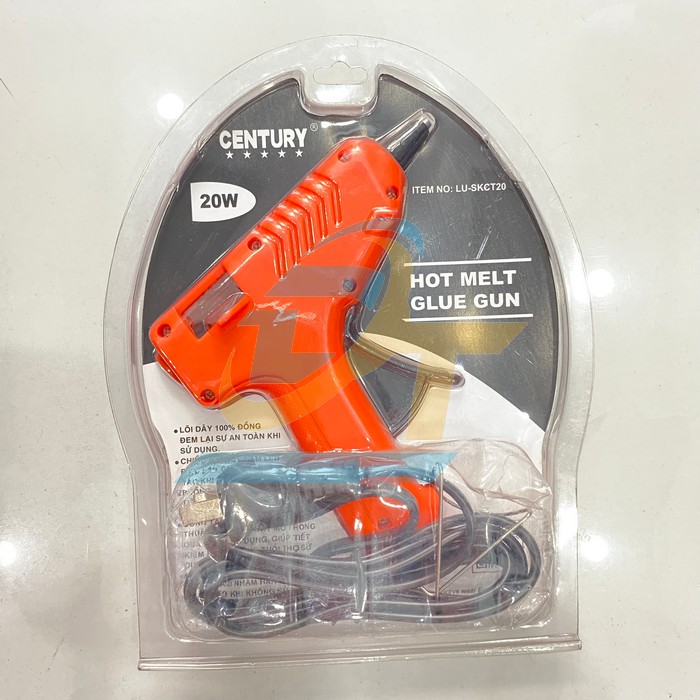 S&uacute;ng bắn keo nến 20W CENTURY LU-SKCT20 LU-SKCT20 Century | Gi&aacute; rẻ nhất - C&ocirc;ng Ty TNHH Thương Mại Dịch Vụ Đạt T&acirc;m