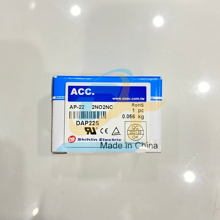 Tiếp điểm phụ Shinlin AP-22S AP-22S Shihlin | Gi&aacute; rẻ nhất - C&ocirc;ng Ty TNHH Thương Mại Dịch Vụ Đạt T&acirc;m