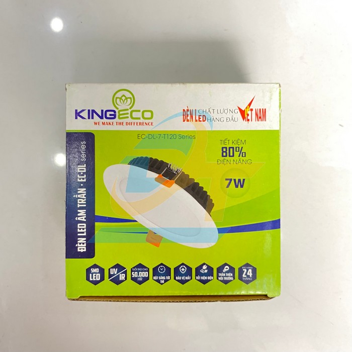 Đ&egrave;n led &acirc;m trần đổi m&agrave;u 7W KingEco EC-DL-7-T120-DM EC-DL-7-T120-DM KingEco | Gi&aacute; rẻ nhất - C&ocirc;ng Ty TNHH Thương Mại Dịch Vụ Đạt T&acirc;m
