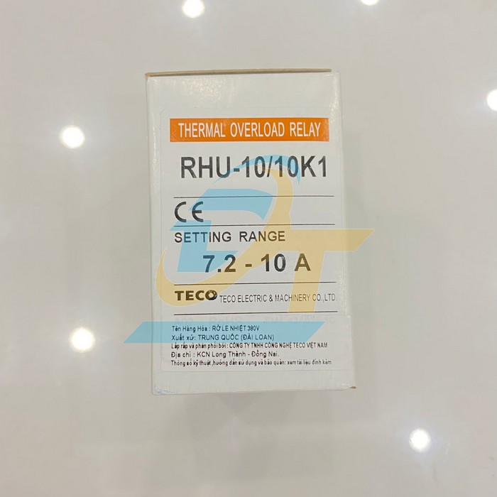 Relay nhiệt Teco 5.5-7.5A RHU-10/10K1 RHU-10/10K1 Teco | Gi&aacute; rẻ nhất - C&ocirc;ng Ty TNHH Thương Mại Dịch Vụ Đạt T&acirc;m