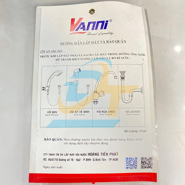 Bộ v&ograve;i sen tắm 3 chế độ Vanni TS-09 TS-09 Vanni | Gi&aacute; rẻ nhất - C&ocirc;ng Ty TNHH Thương Mại Dịch Vụ Đạt T&acirc;m