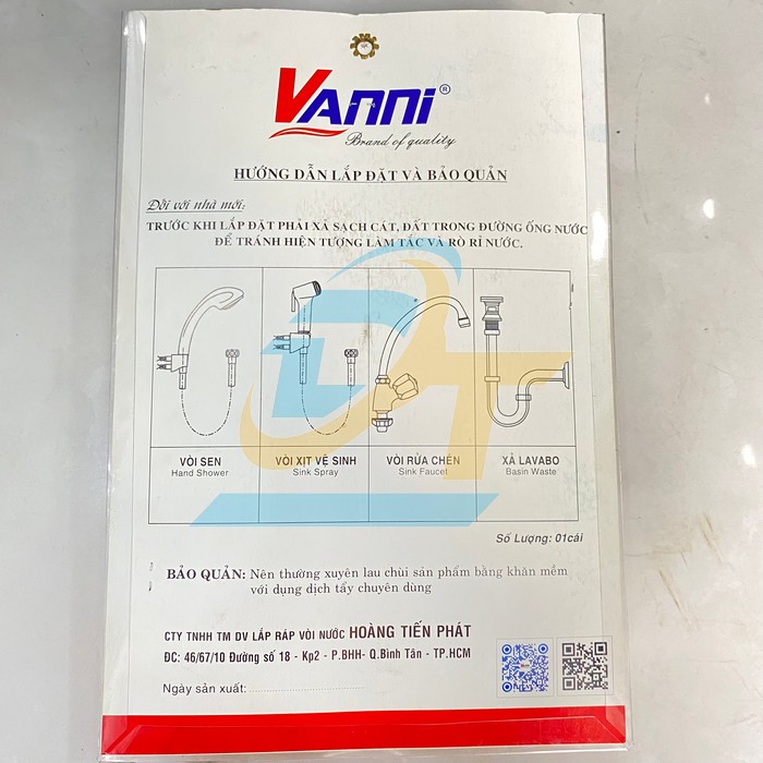 Bộ v&ograve;i sen tắm tăng &aacute;p Vanni TS-05 TS-05 Vanni | Gi&aacute; rẻ nhất - C&ocirc;ng Ty TNHH Thương Mại Dịch Vụ Đạt T&acirc;m