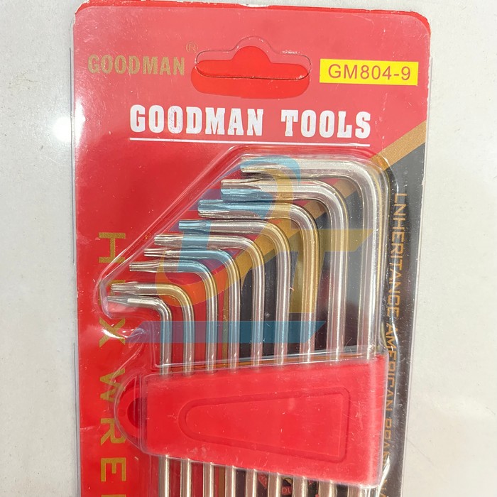 Bộ lục gi&aacute;c hoa thị 9 chi tiết Goodman GM804-9 GM804-9 Goodman | Gi&aacute; rẻ nhất - C&ocirc;ng Ty TNHH Thương Mại Dịch Vụ Đạt T&acirc;m