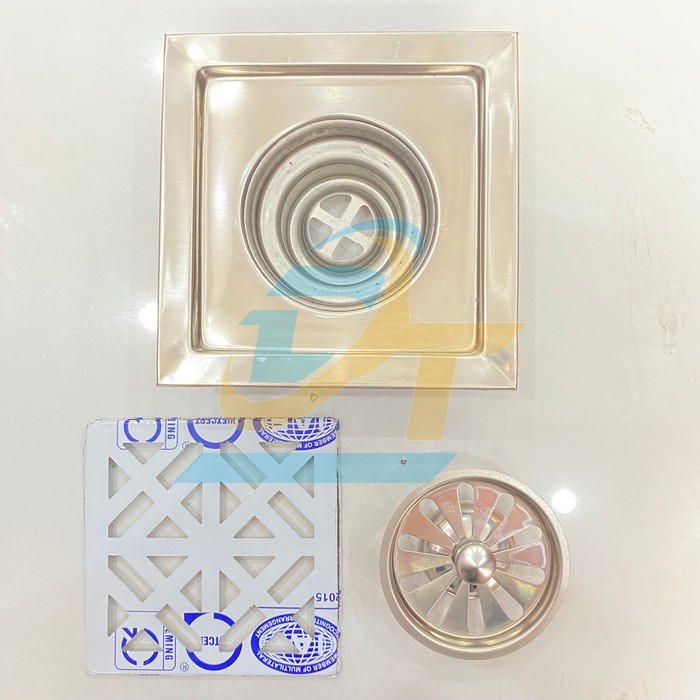 Phễu tho&aacute;t s&agrave;n inox 150x150mm phi 60 Ki&ecirc;n Th&agrave;nh Ph&aacute;t  KienThanhPhat | Gi&aacute; rẻ nhất - C&ocirc;ng Ty TNHH Thương Mại Dịch Vụ Đạt T&acirc;m