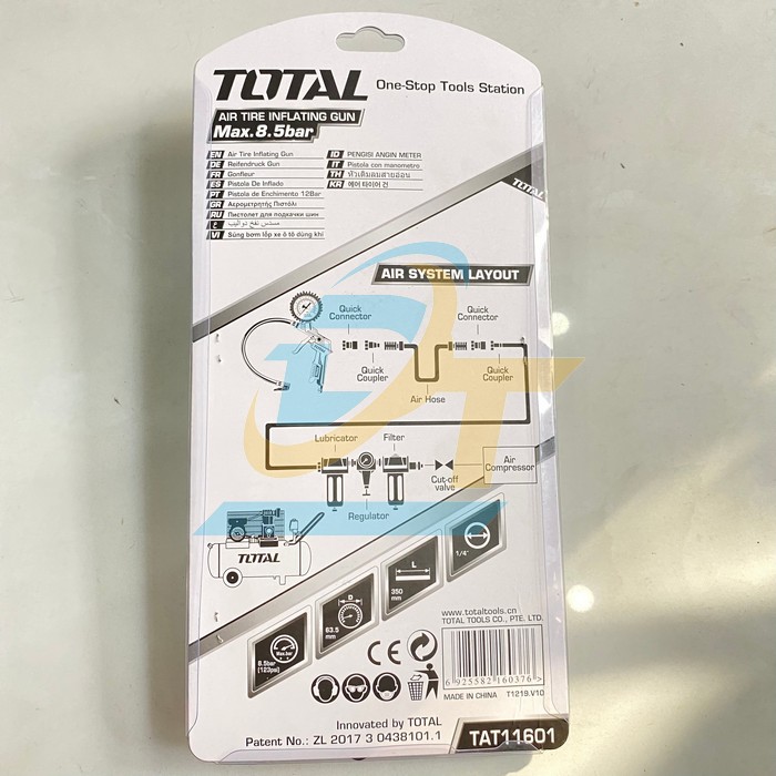 S&uacute;ng bơm lốp xe &ocirc; t&ocirc; Total TAT11601 TAT11601 Total | Gi&aacute; rẻ nhất - C&ocirc;ng Ty TNHH Thương Mại Dịch Vụ Đạt T&acirc;m
