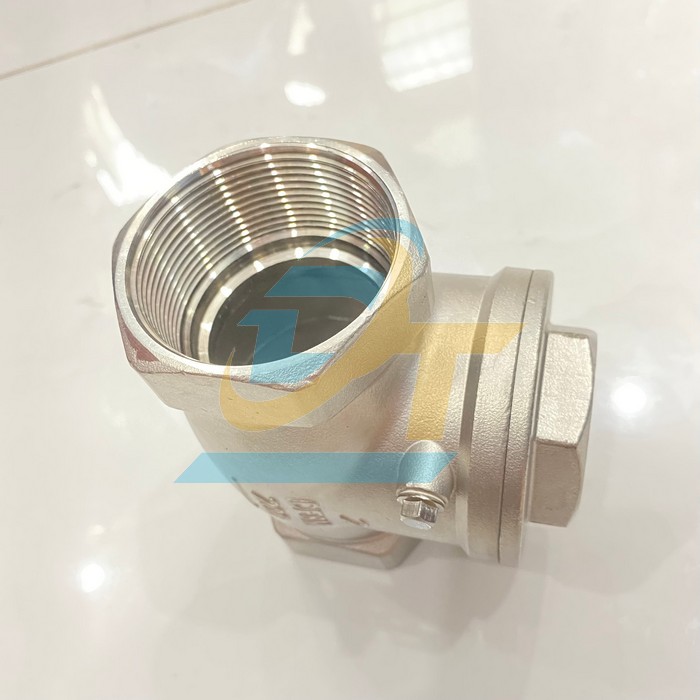 Van 1 chiều l&aacute; lật inox 304 nối ren phi 60  Taiwan | Gi&aacute; rẻ nhất - C&ocirc;ng Ty TNHH Thương Mại Dịch Vụ Đạt T&acirc;m