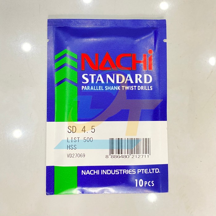 Mũi khoan sắt List 500 Nachi 4.5mm  Nachi | Gi&aacute; rẻ nhất - C&ocirc;ng Ty TNHH Thương Mại Dịch Vụ Đạt T&acirc;m