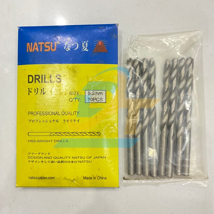 Mũi khoan sắt 5.2mm Nastu  Natsu | Gi&aacute; rẻ nhất - C&ocirc;ng Ty TNHH Thương Mại Dịch Vụ Đạt T&acirc;m