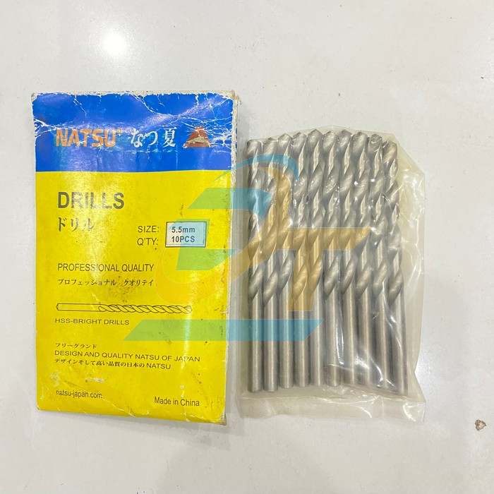 Mũi khoan sắt 5.5mm Nastu  Natsu | Gi&aacute; rẻ nhất - C&ocirc;ng Ty TNHH Thương Mại Dịch Vụ Đạt T&acirc;m