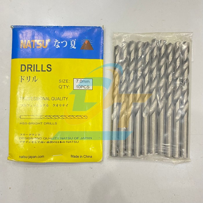 Mũi khoan sắt 7mm Nastu  Natsu | Gi&aacute; rẻ nhất - C&ocirc;ng Ty TNHH Thương Mại Dịch Vụ Đạt T&acirc;m