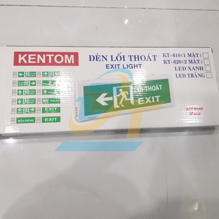 Đ&egrave;n EXIT LỐI THO&Aacute;T 1 mặt Kentom KT-610 KT-610 KENTOM | Gi&aacute; rẻ nhất - C&ocirc;ng Ty TNHH Thương Mại Dịch Vụ Đạt T&acirc;m