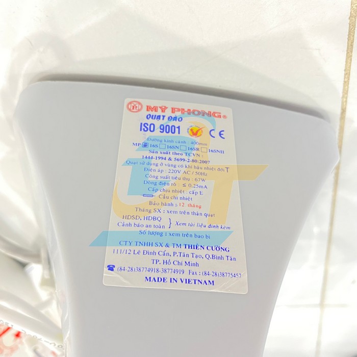 Quạt đảo trần Mỹ Phong MP16S MP16S VietNam | Gi&aacute; rẻ nhất - C&ocirc;ng Ty TNHH Thương Mại Dịch Vụ Đạt T&acirc;m