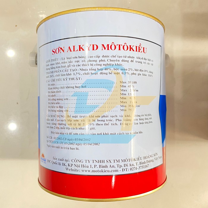 Sơn dầu Alkyd b&oacute;ng m&agrave;u x&aacute;m 9940 Motokieu 9940 Motokieu | Gi&aacute; rẻ nhất - C&ocirc;ng Ty TNHH Thương Mại Dịch Vụ Đạt T&acirc;m