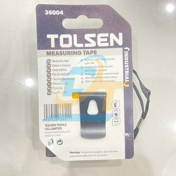 Thước cuộn c&ocirc;ng nghiệp 5m Tolsen 36004 36004 Tolsen | Gi&aacute; rẻ nhất - C&ocirc;ng Ty TNHH Thương Mại Dịch Vụ Đạt T&acirc;m