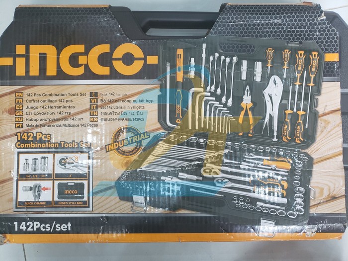 Bộ đồ nghề cầm tay 142 chi tiết Ingco HKTHP21421 HKTHP21421 INGCO | Gi&aacute; rẻ nhất - C&ocirc;ng Ty TNHH Thương Mại Dịch Vụ Đạt T&acirc;m