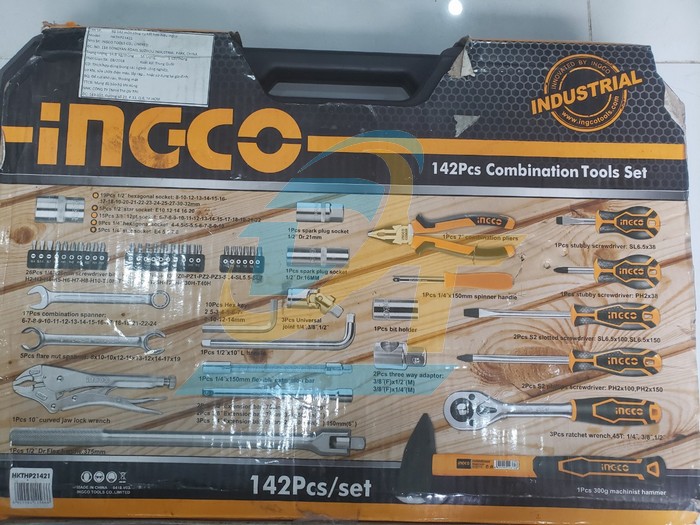 Bộ đồ nghề cầm tay 142 chi tiết Ingco HKTHP21421 HKTHP21421 INGCO | Gi&aacute; rẻ nhất - C&ocirc;ng Ty TNHH Thương Mại Dịch Vụ Đạt T&acirc;m