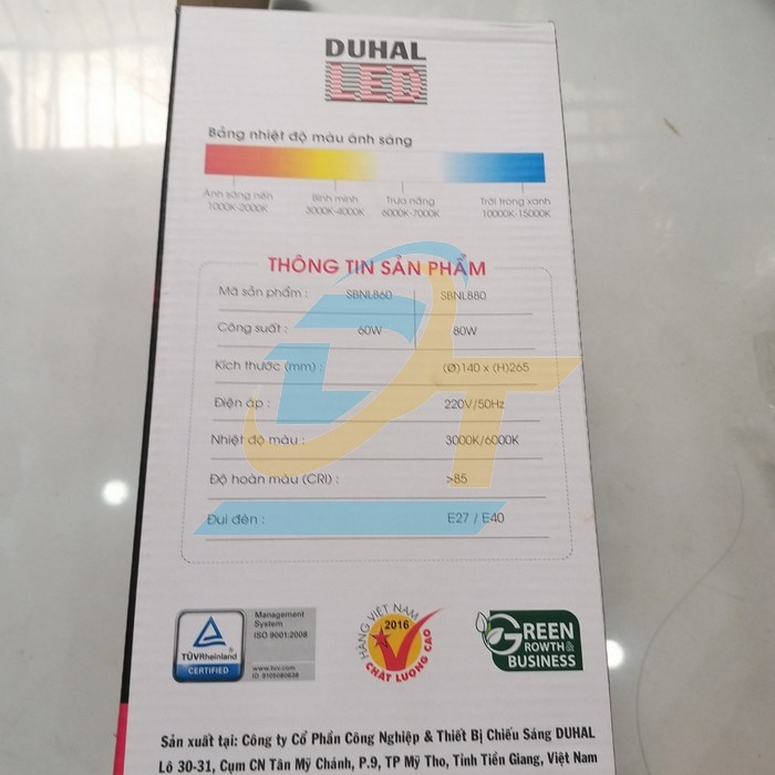 B&oacute;ng trụ LED c&ocirc;ng suất cao 50W Duhal KBNL850 KBNL850 DUHAL | Gi&aacute; rẻ nhất - C&ocirc;ng Ty TNHH Thương Mại Dịch Vụ Đạt T&acirc;m