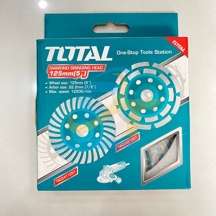 Ch&eacute;n m&agrave;i đ&aacute; b&ecirc; t&ocirc;ng 125mm Total TAC2411251 TAC2411251 Total | Gi&aacute; rẻ nhất - C&ocirc;ng Ty TNHH Thương Mại Dịch Vụ Đạt T&acirc;m