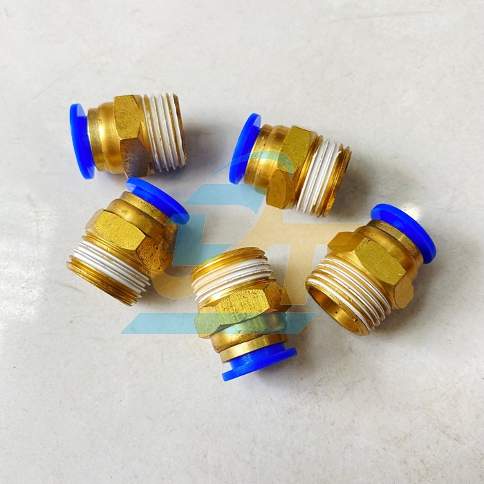 Đầu nối hơi thẳng ren ngo&agrave;i 21 ống 12 Suncos PC12-04 PC12-04 Suncos | Gi&aacute; rẻ nhất - C&ocirc;ng Ty TNHH Thương Mại Dịch Vụ Đạt T&acirc;m