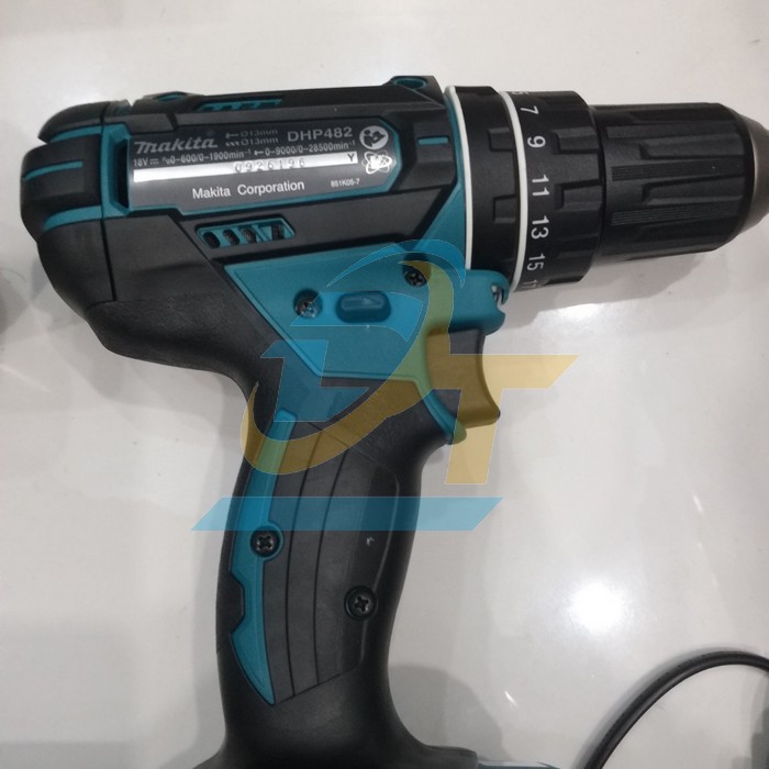 M&aacute;y khoan b&uacute;a vặn v&iacute;t d&ugrave;ng pin 18V Makita DHP482RAE DHP482RAE Makita | Gi&aacute; rẻ nhất - C&ocirc;ng Ty TNHH Thương Mại Dịch Vụ Đạt T&acirc;m