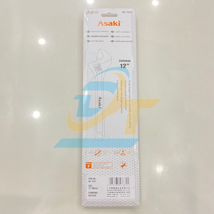 Mỏ lết 12''/300mm Asaki AK-7635 AK-7635 Asaki | Gi&aacute; rẻ nhất - C&ocirc;ng Ty TNHH Thương Mại Dịch Vụ Đạt T&acirc;m