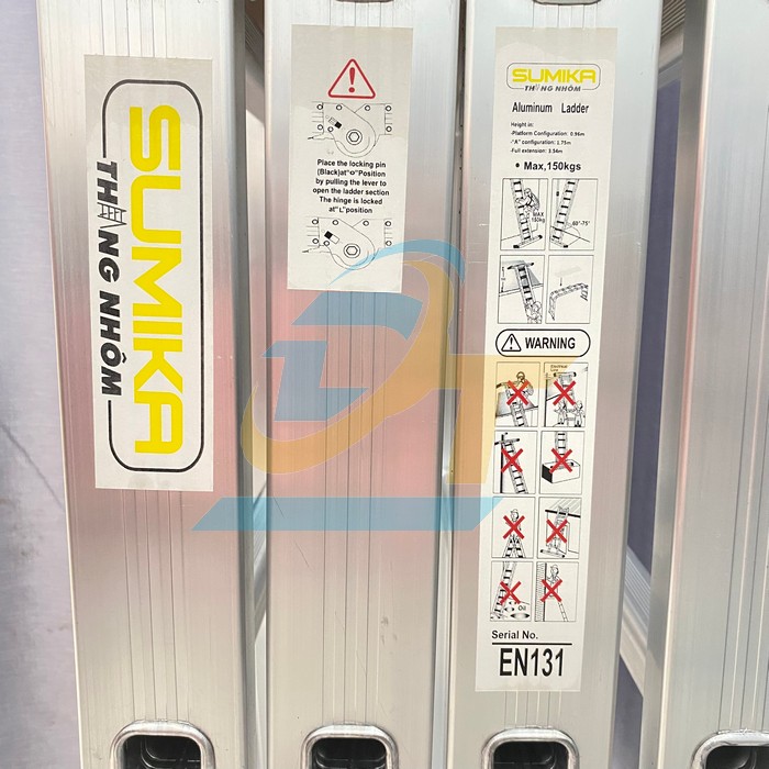 Thang nh&ocirc;m gấp 4 đoạn Sumika SK603 SK603 Sumika | Gi&aacute; rẻ nhất - C&ocirc;ng Ty TNHH Thương Mại Dịch Vụ Đạt T&acirc;m