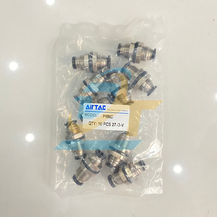 Đầu nối hơi thẳng 2 đầu phi 6mm Airtac PM6D PM6D Airtac | Gi&aacute; rẻ nhất - C&ocirc;ng Ty TNHH Thương Mại Dịch Vụ Đạt T&acirc;m