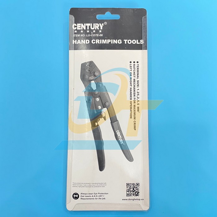 K&igrave;m bấm cos cộng lực số 6 (1.25-5.5mm2) 205mm Century LU-COTE-06 LU-COTE-06 Century | Gi&aacute; rẻ nhất - C&ocirc;ng Ty TNHH Thương Mại Dịch Vụ Đạt T&acirc;m
