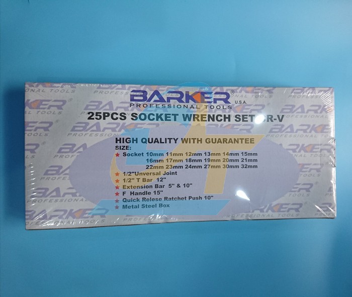 Bộ tu&yacute;p khẩu 25 chi tiết 1/2" Barker  BARKER | Gi&aacute; rẻ nhất - C&ocirc;ng Ty TNHH Thương Mại Dịch Vụ Đạt T&acirc;m