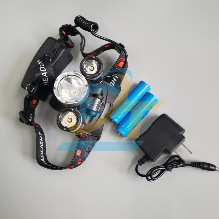 Đ&egrave;n pin đội đầu Headlight 3 b&oacute;ng LED XML Cree T6  HEADLIGHT | Gi&aacute; rẻ nhất - C&ocirc;ng Ty TNHH Thương Mại Dịch Vụ Đạt T&acirc;m